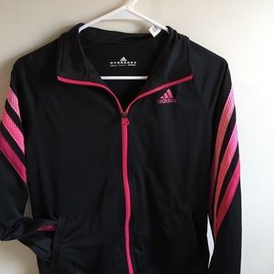 Adidas zip up jacket women